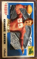 George Sauer Sr. Football Cards 1955 Topps All American Prices