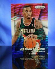 Damian Lillard [Red White Blue Pulsar] #1 Basketball Cards 2014 Panini Prizm Prices