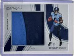 Treylon Burks #19 Football Cards 2023 Panini Immaculate Patch Prices