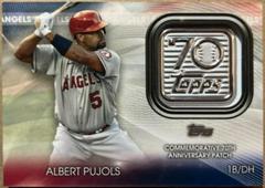 Albert Pujols #T70P-AP Baseball Cards 2021 Topps 70th Anniversary Logo Patch Prices