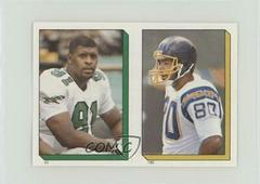 Reggie White, Kellen Winslow Football Cards 1986 Topps Stickers Prices