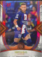 Neymar Jr [Ruby] Soccer Cards 2022 Topps Museum Collection UEFA Champions League Prices