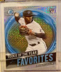 Jazz Chisholm [Mega Box Mojo] Baseball Cards 2021 Bowman Chrome Rookie of the Year Favorites Prices