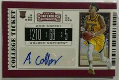 Amir Coffey [Autograph] #116 Basketball Cards 2019 Panini Contenders Draft Picks Prices