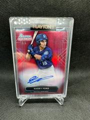 Harry Ford [Red] #PA-HF Baseball Cards 2022 Bowman Sterling Prospect Autographs Prices