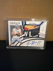 Sam Howell [Patch Autograph Bowl Logo 3] #54 Football Cards 2022 Panini Immaculate Collegiate Prices