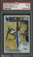 Andre Miller [White Refractor] Basketball Cards 2002 Topps Chrome Prices