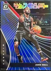 John Wall [Blue] #5 Basketball Cards 2019 Panini Donruss Optic All Clear for Takeoff Prices