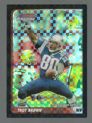 Troy Brown [Xfractor] Football Cards 2003 Bowman Chrome Prices