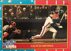 1986 World Series Clutch Hitting Baseball Cards 1987 Fleer World Series Prices