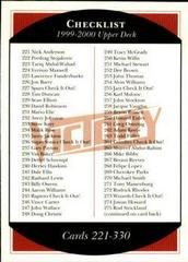 Checklist #379 Basketball Cards 1999 Upper Deck Victory Prices