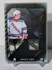 Adam Fox [Pure Black] #BDB-AF Hockey Cards 2021 Upper Deck Black Diamond Prices