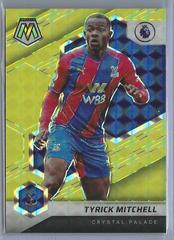 Tyrick Mitchell [Gold Fluorescent] Soccer Cards 2021 Panini Mosaic Premier League Prices