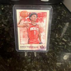 Amen Thompson [Ruby] #30 Basketball Cards 2023 Panini Court Kings Water Color Prices