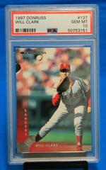 Will Clark #137 Baseball Cards 1997 Panini Donruss Prices