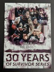 The Usos [Purple] Wrestling Cards 2018 Topps WWE Undisputed 30 Years of Survivor Series Prices