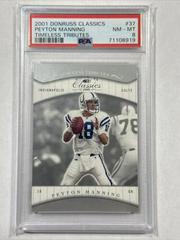 Peyton Manning [Timeless Tributes] #37 Football Cards 2001 Panini Donruss Classics Prices