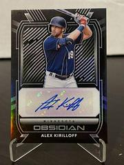 Alex Kirilloff [Purple] Baseball Cards 2021 Panini Chronicles Obsidian Autographs Prices