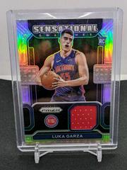 Luka Garza [Prime] #SW-LGA Basketball Cards 2021 Panini Prizm Sensational Swatches Prices