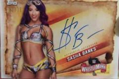 Sasha Banks Wrestling Cards 2020 Topps WWE Road to WrestleMania Autographs Prices
