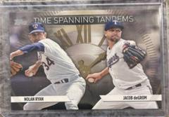 Jacob deGrom, Nolan Ryan [Gold] #TS-21 Baseball Cards 2023 Topps Update Time Spanning Tandems Prices