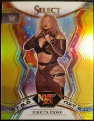 Nikkita Lyons [Gold Prizm] #8 Wrestling Cards 2022 Panini Select WWE NXT 2.0 Prices