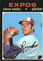 Steve Renko #209 Baseball Cards 1971 Topps Prices