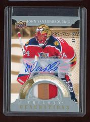 John Vanbiesbrouck [Patch Autograph] Hockey Cards 2022 Upper Deck Trilogy Generations Prices