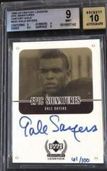 Gale Sayers [Gold] #GSC Football Cards 1999 Upper Deck Century Legends Epic Signatures Prices