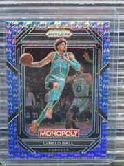 Lamelo Ball [Blue Shimmer] #10 Basketball Cards 2022 Panini Prizm Monopoly Prices