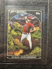 Zac Gallen [Midnight Black] #77 Baseball Cards 2023 Topps X Bob Ross The Joy Of Prices