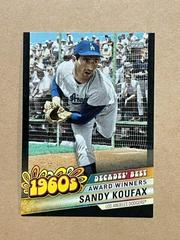 Sandy Koufax #DB-20 Baseball Cards 2020 Topps Decades' Best Prices