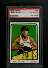 Larry Miller #188 Basketball Cards 1972 Topps Prices