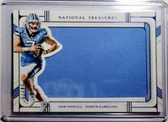 Sam Howell [Blue] Football Cards 2022 Panini National Treasures Collegiate Rookie Silhouettes Prices