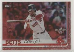 Mookie Betts [Batting Red Foil] #33 Baseball Cards 2019 Topps Opening Day Prices