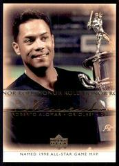 Roberto Alomar #41 Baseball Cards 2002 Upper Deck Honor Roll Prices
