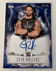 Seth Rollins [Blue] Wrestling Cards 2016 Topps WWE Undisputed Autographs Prices