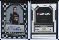 Ty Dillon [Checkered Flag] #20 Racing Cards 2023 Panini Prizm NASCAR Autograph Prices