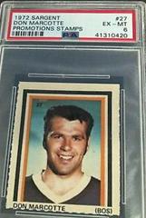 Don Marcotte Hockey Cards 1972 Sargent Promotions Stamps Prices