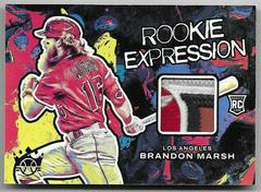 Brandon Marsh [Purple] #RE-BM Baseball Cards 2022 Panini Diamond Kings Rookie Expression Prices
