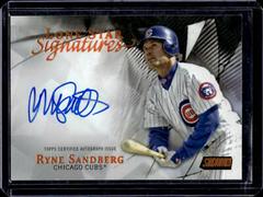 Ryne Sandberg [Orange] #LSS-RS Baseball Cards 2022 Stadium Club Lone Star Signatures Prices