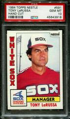 Tony LaRussa #591 Baseball Cards 1984 Topps Nestle Prices