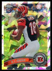 A.J. Green [Looking Left Crystal Atomic Refractor] #150 Football Cards 2011 Topps Chrome Prices