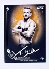 TJ Dillashaw [Copper] Ufc Cards 2017 Topps UFC Museum Collection Autographs Prices