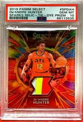 De'Andre Hunter [Tie Dye Prizm] Basketball Cards 2019 Panini Select Sparks Relics Prices