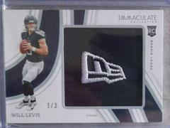 Will Levis #40 Football Cards 2023 Panini Immaculate Rookie Logo Prices