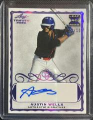 Austin Wells [Purple] Baseball Cards 2020 Leaf Trinity Autographs Prices
