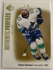 Conor Garland [Gold] #AP-1 Hockey Cards 2021 SP Authentic Profiles Prices