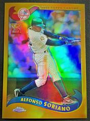 Alfonso Soriano Baseball Cards 2002 Topps Chrome Prices