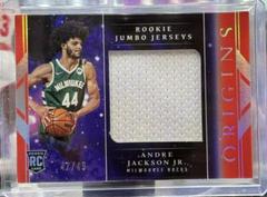 Andre Jackson Jr. [Red] #20 Basketball Cards 2023 Panini Origins Rookie Jumbo Jersey Prices